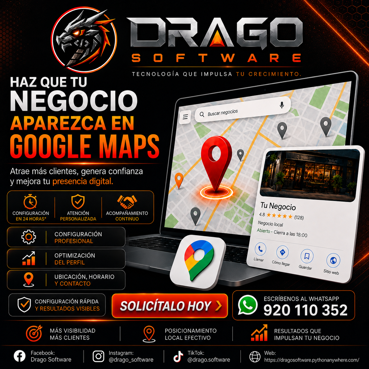 Google Maps Para Negocios - Drago Software